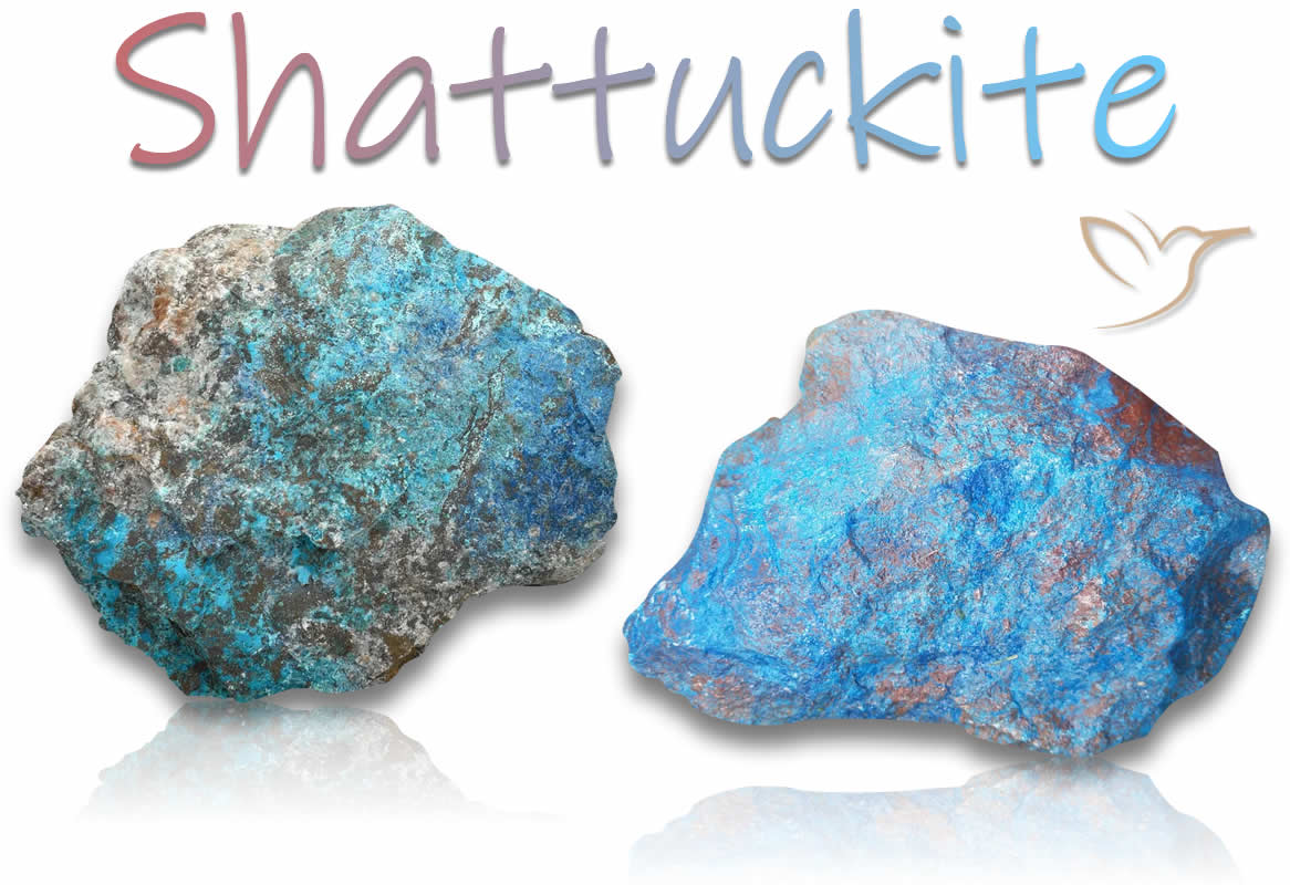 Pierres brutes Shattuckite