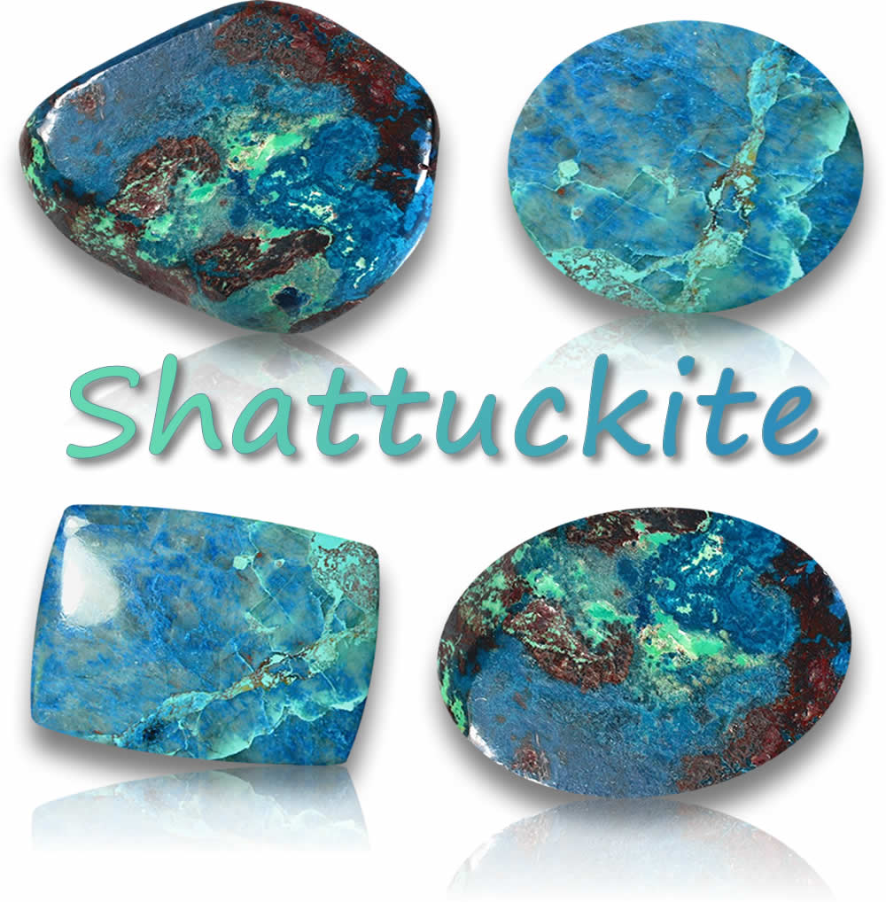 Pierres précieuses shattuckites