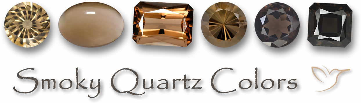 Couleurs de quartz fumé