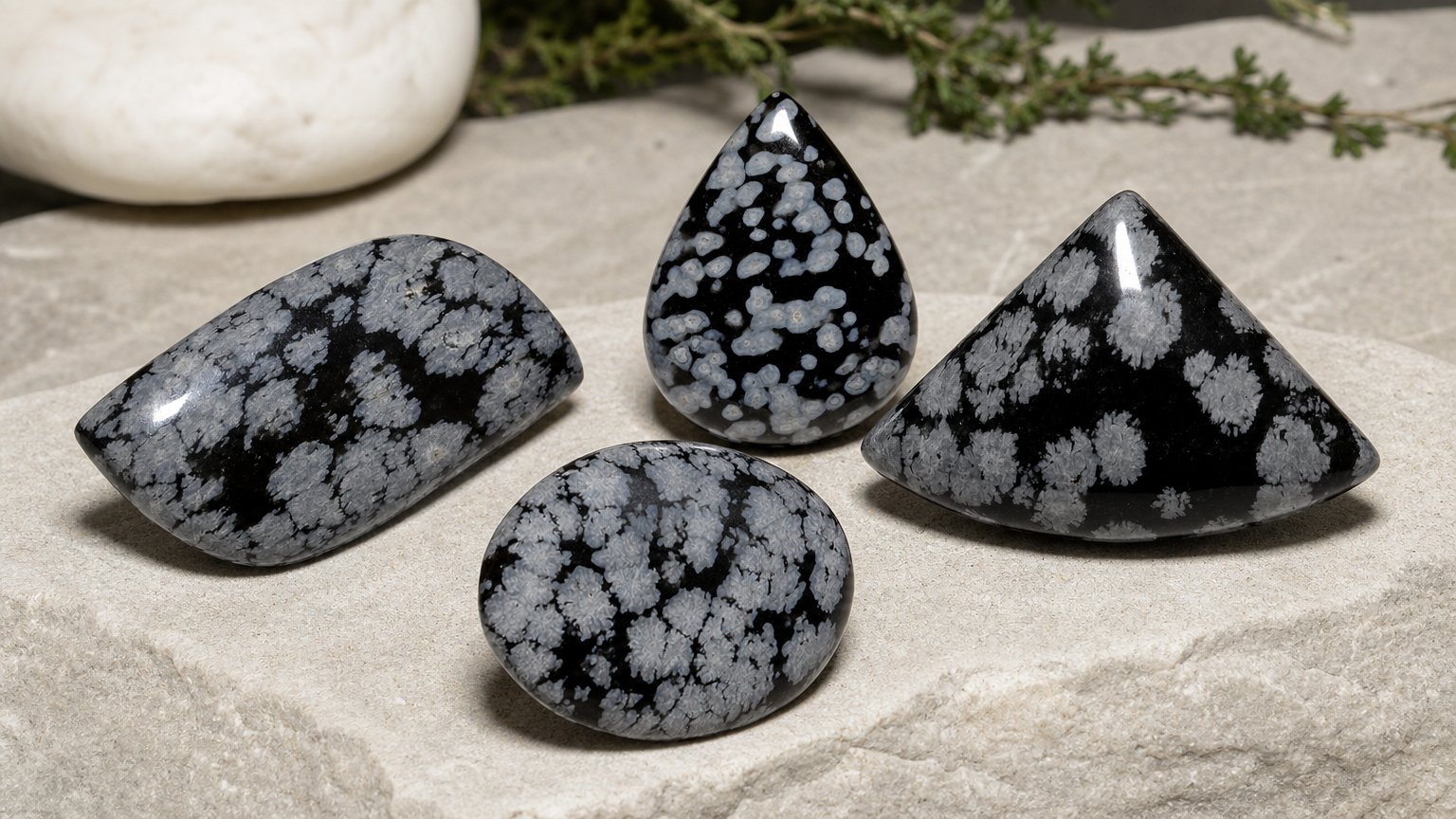 Obsidienne flocon de neige naturelle - guide d'achat