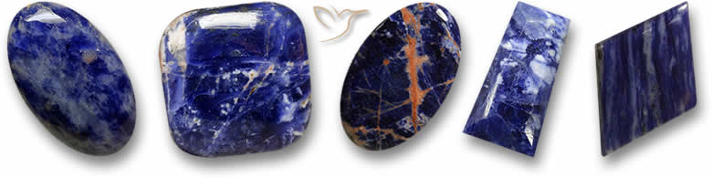 Pierres gemmes de sodalite