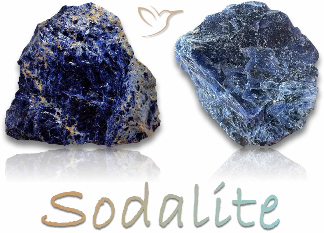 Pierres brutes sodalite