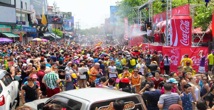 Songkran en Thaïlande