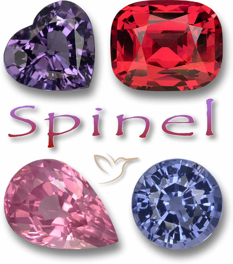 Pierres précieuses spinelles