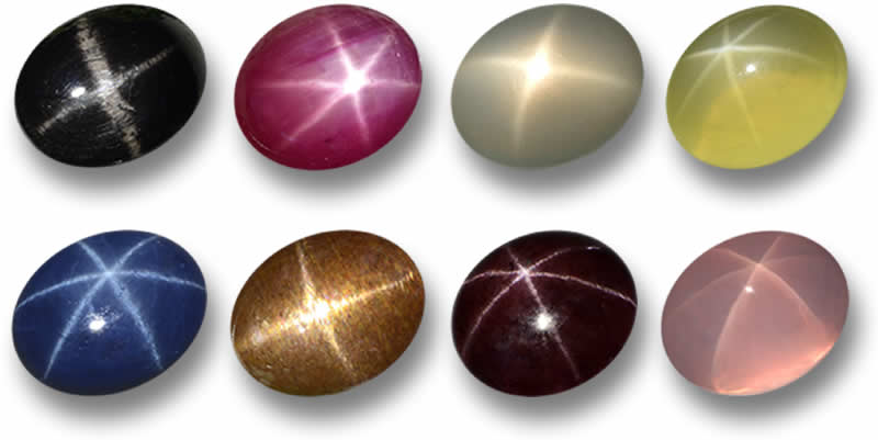 Pierres précieuses étoiles à vendre