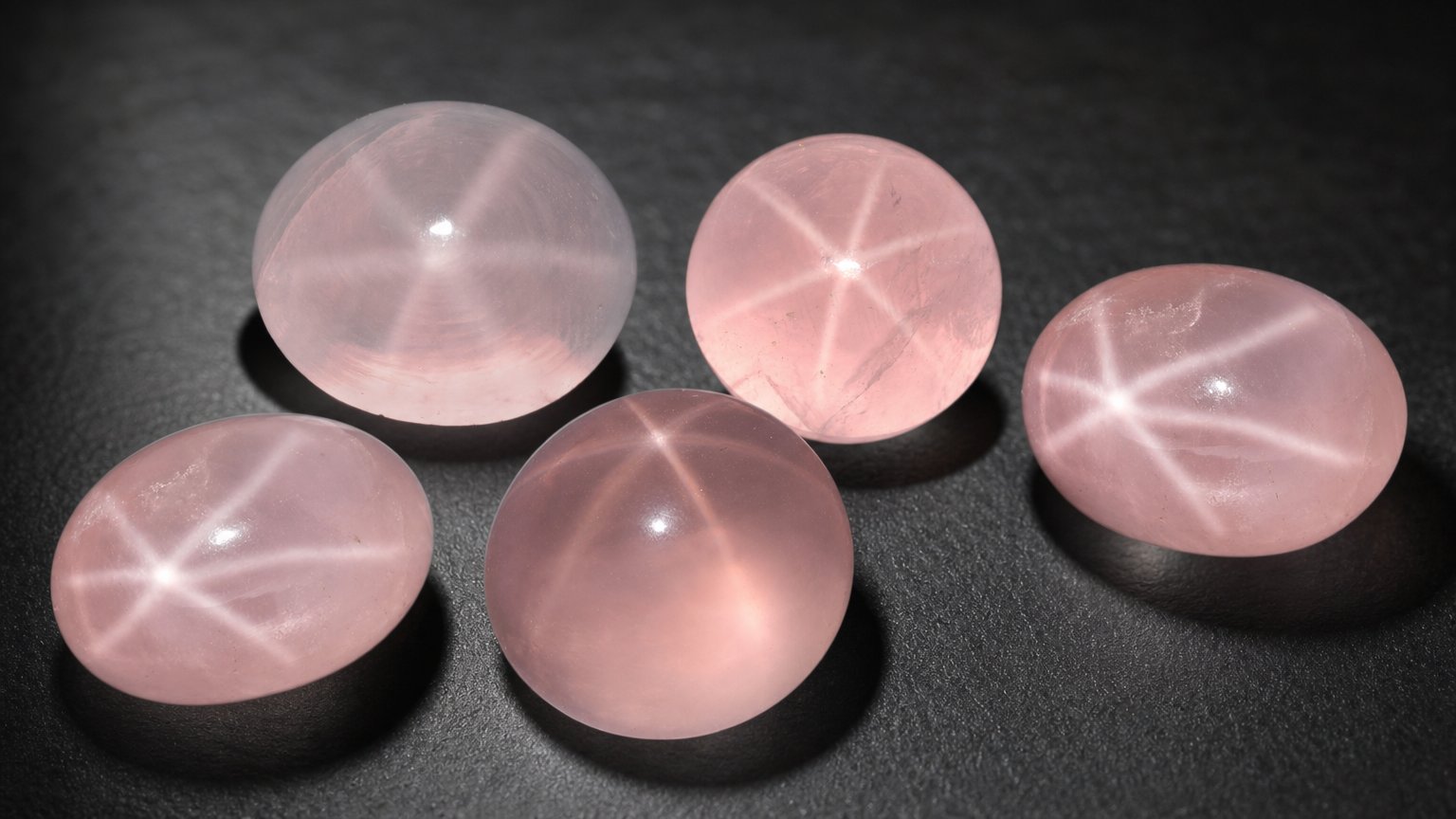 Pierres précieuses de quartz rose étoilé naturel - guide d'achat