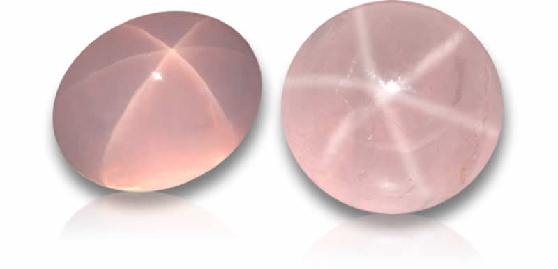 Quartz rose étoilé