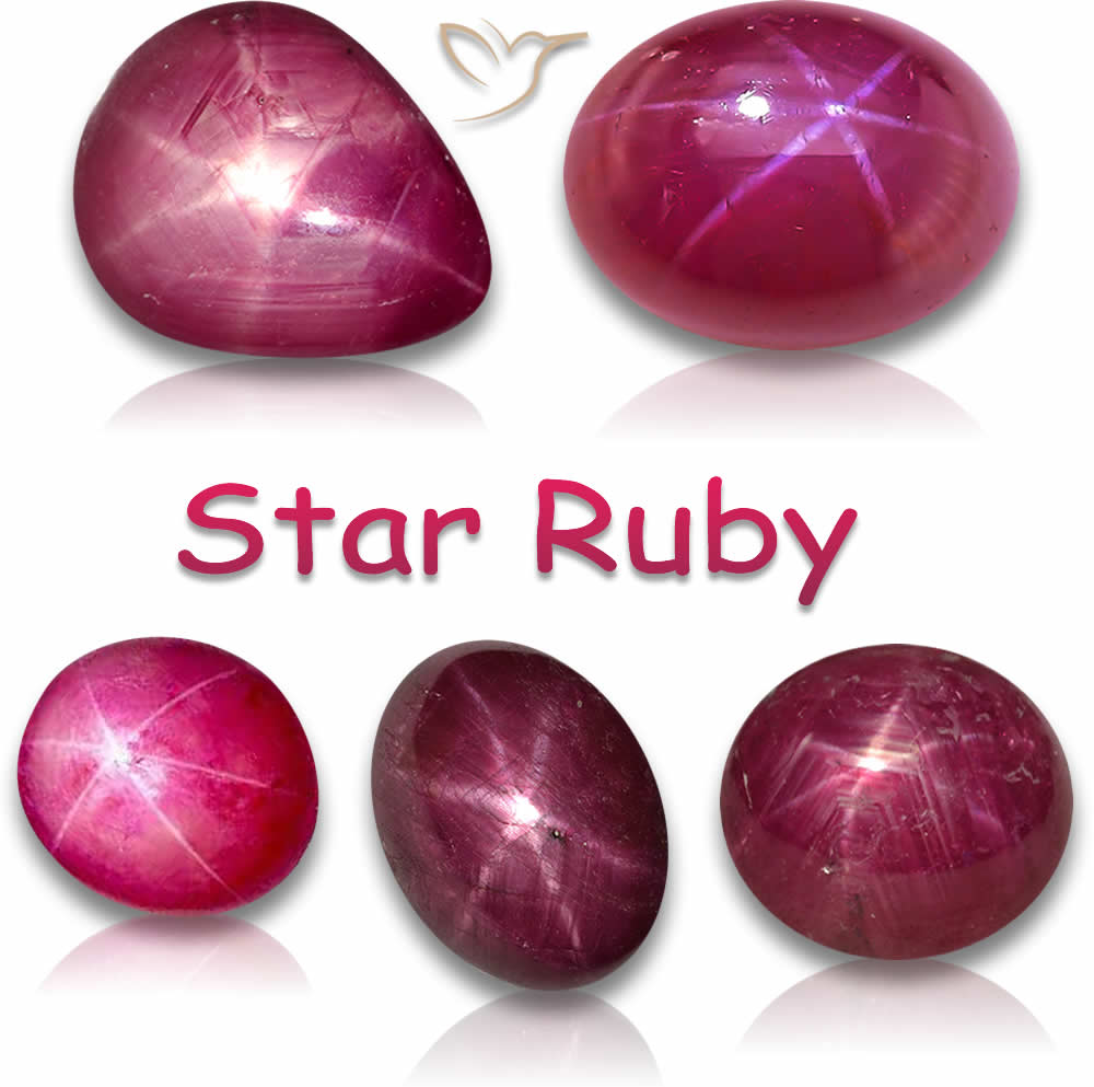 Acheter des pierres précieuses de rubis étoilé