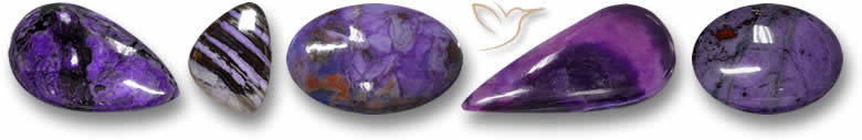 Pierres précieuses de sugilite