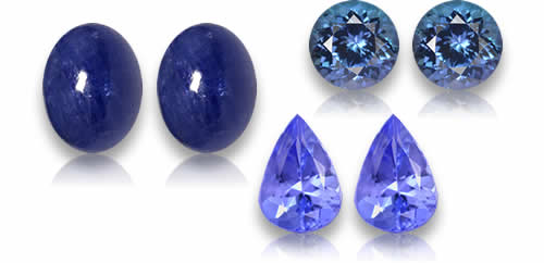 Achetez Paires de tanzanites Pierres précieuses