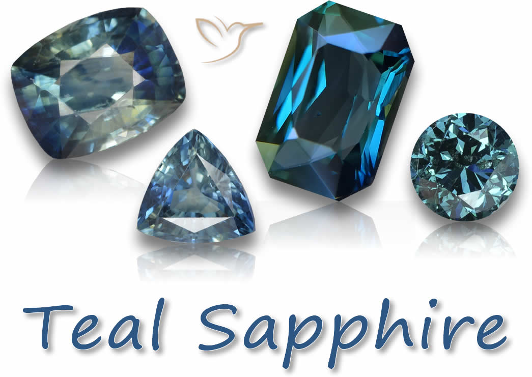Saphir bleu sarcelle