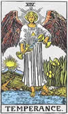 Carte de tarot - Tempérance