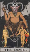 Carte de tarot - Le Diable