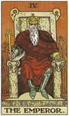 Carte de tarot - L'Empereur