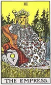 Carte de tarot - L'Impératrice