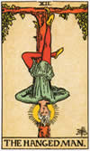 Carte de tarot - Le Pendu