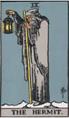 Carte de tarot - L'Ermite