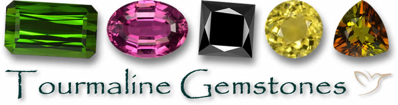 Pierres précieuses de tourmaline