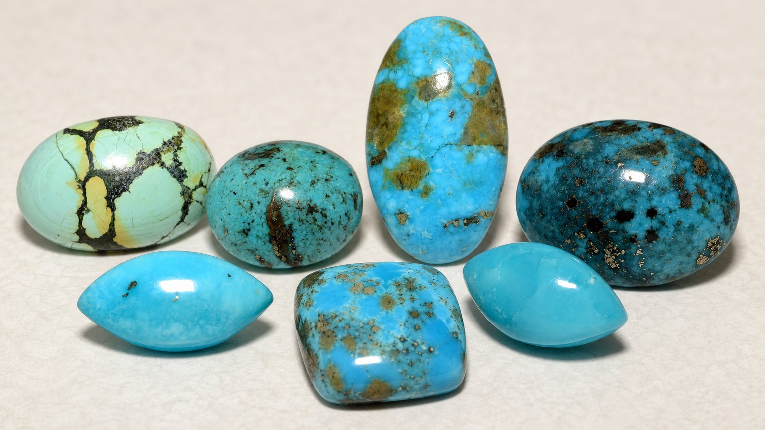 Pierres précieuses turquoises naturelles - guide d'achat