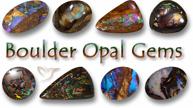 Acheter des pierres précieuses d'opale boulder