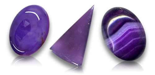 Pierres précieuses d'agate