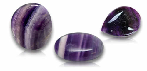 Pierres précieuses de fluorite