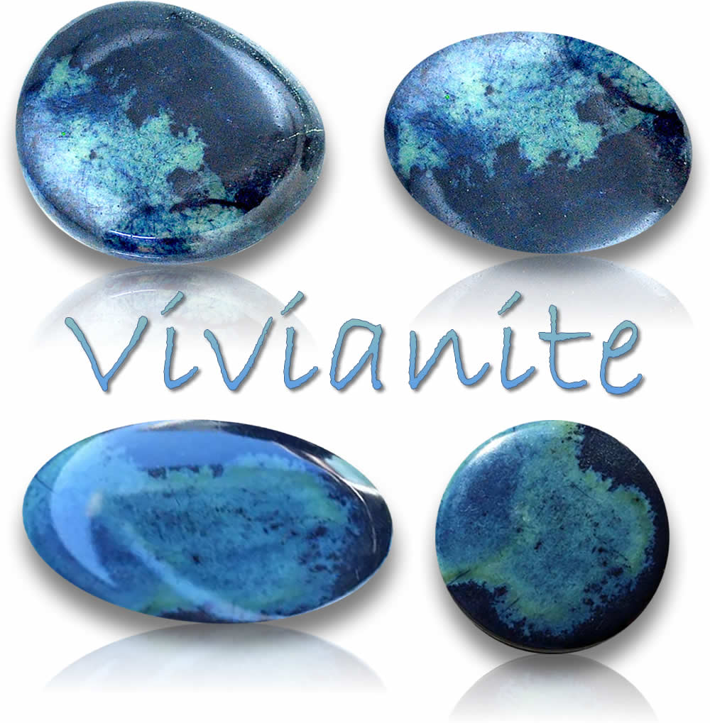 Pierres précieuses de vivianite