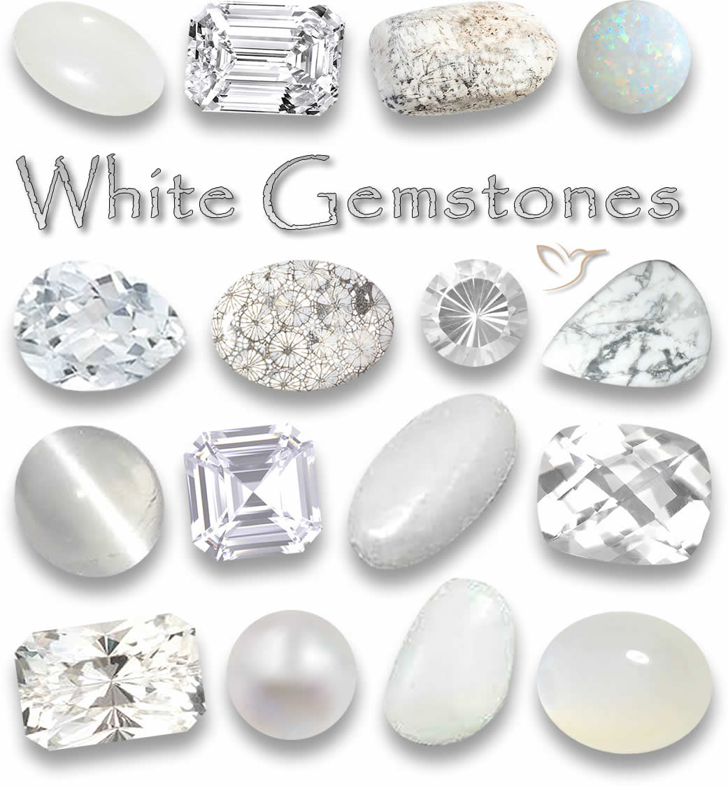 Guide des pierres précieuses blanches