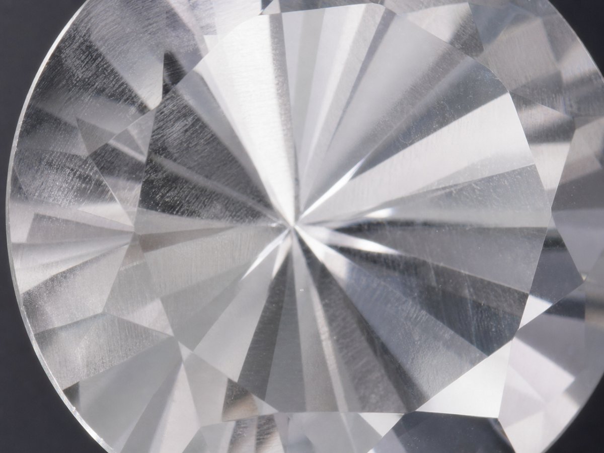 Gros plan sur des pierres précieuses de quartz blanc naturel