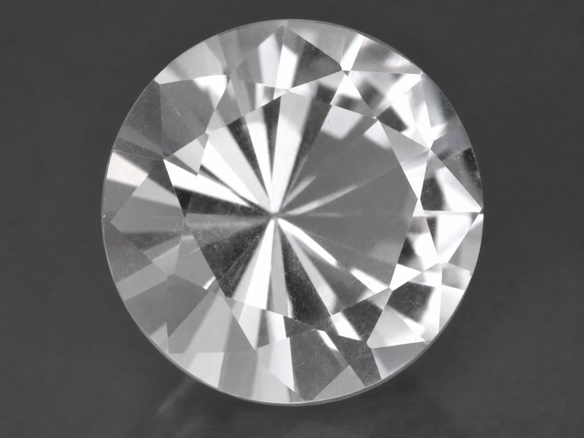 Gros plan sur des pierres précieuses de quartz blanc naturel