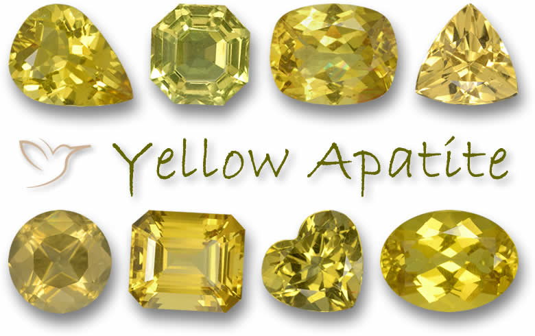Acheter des pierres précieuses d'apatite jaune
