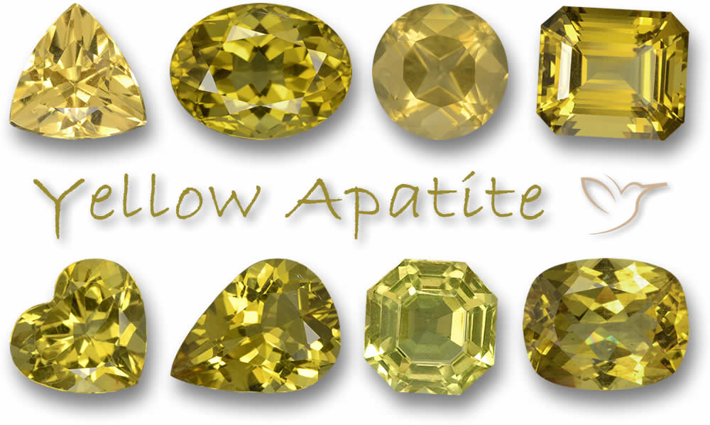 Acheter des pierres gemmes d'apatite jaune