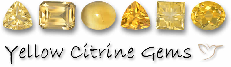 Acheter des pierres précieuses de citrine jaune