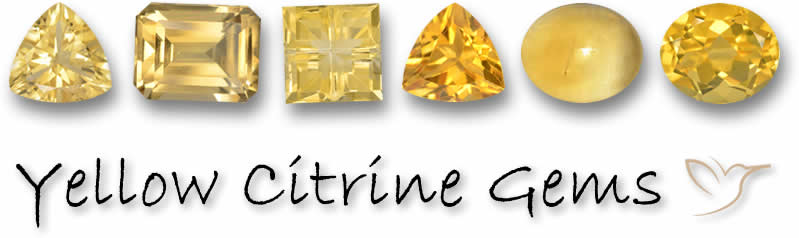 Achetez des pierres précieuses en citrine jaune