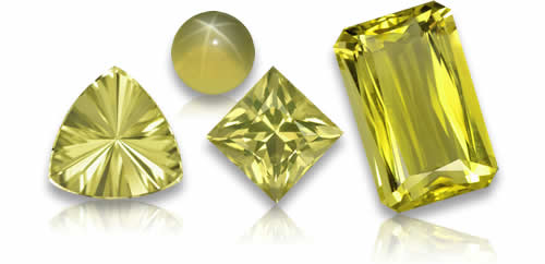 Pierres précieuses de quartz