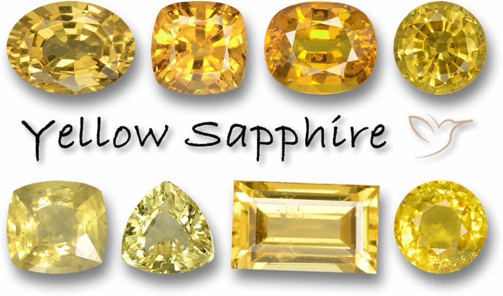 Acheter des pierres gemmes de saphir jaune