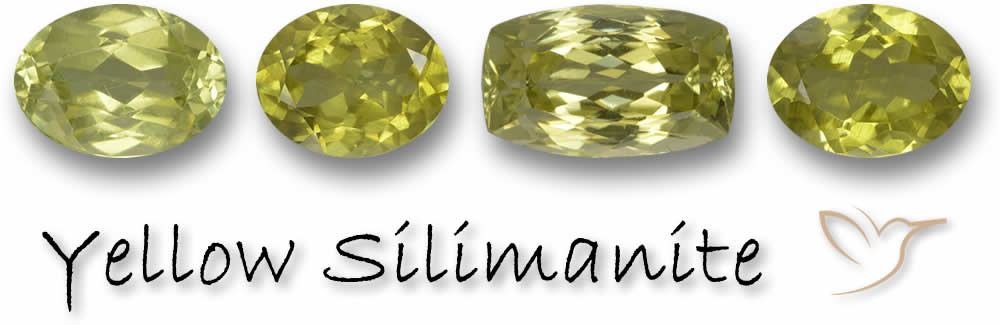 Acheter des pierres précieuses de sillimanite jaune