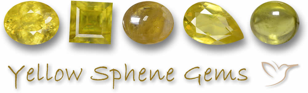 Acheter des pierres précieuses de sphène jaune