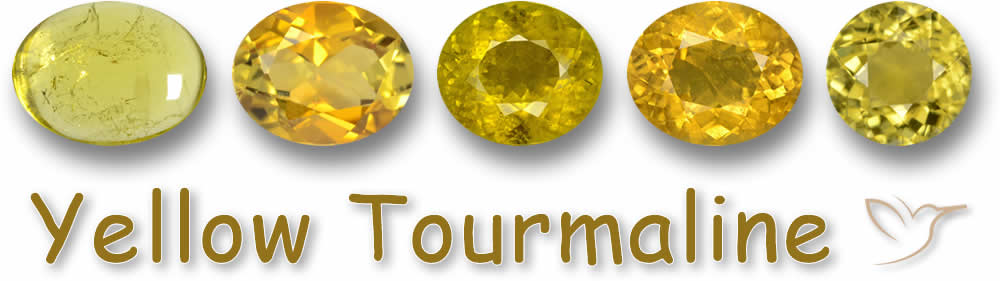 Acheter des pierres précieuses de tourmaline jaune