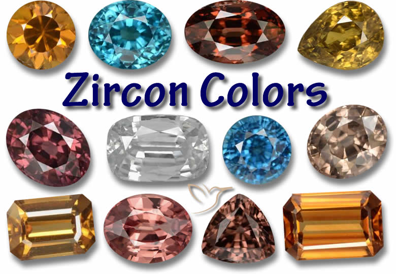 Pierres précieuses de zircon sur GemSelect
