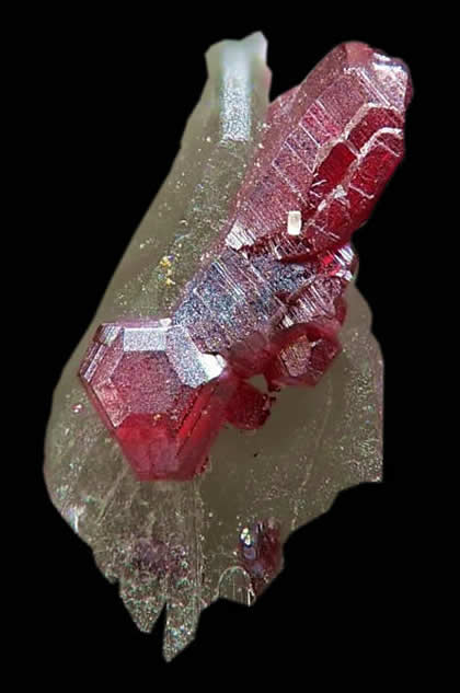 Cristaux de cinabre d'Espagne Cinnabar Crystals from Spain