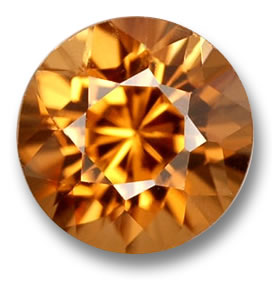 Zircon orange du Cambodge