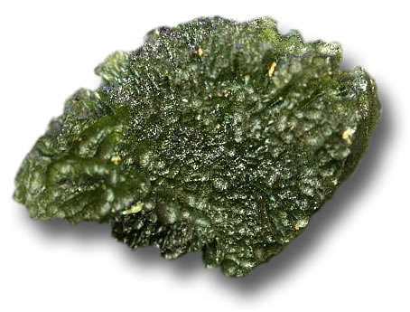 Pierre brute de moldavite