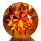 Zircon orange du Cambodge