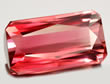 Pierre précieuse de tourmaline rose
