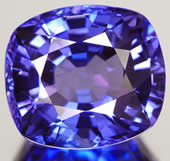 Pierre précieuse de tanzanite