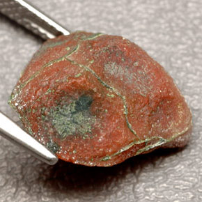 Géode d'agate multicolore naturelle forme fantaisie, 5,00 ct, opaque