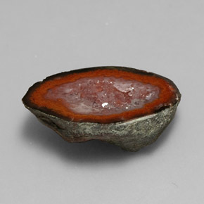 Géode d'agate multicolore naturelle forme fantaisie, 9,01 ct, opaque