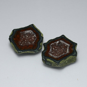 Achetez naturel ct multicolore géode d'agate gems, forme fantaisie, en provenance mexique chez gemselect. en stock, livraison internationale!