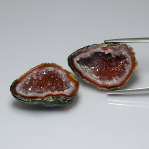 Achetez naturel ct multicolore géode d'agate gems, forme fantaisie, en provenance mexique chez gemselect. en stock, livraison internationale!